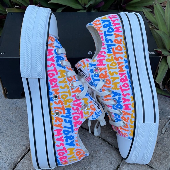 CONVERSE CTAS DOUBLE STACK LIFT OX PLATFORMS WMNS - Picture 12 of 16